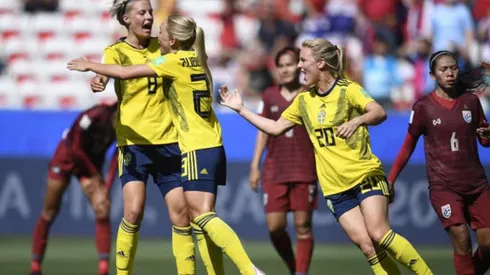 Suecia vs. Canadá por la Copa Mundial Femenina.
