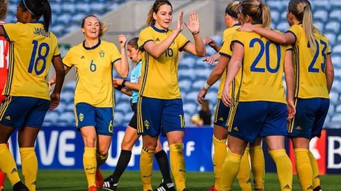 Suecia vs. Canadá por la Copa Mundial Femenina.