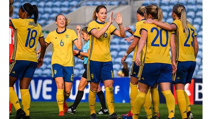 Suecia vs. Canadá por la Copa Mundial Femenina.