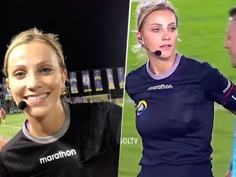 Fernanda Colombo volvió al arbitraje haciendo un troleo diabólico digno de un Oscar