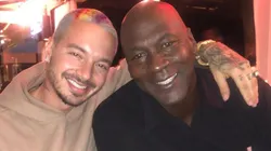 J Balvin subió una foto con Michael Jordan y todo Instagram perdió la cabeza