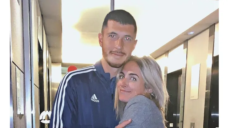 Guido Rodríguez no jugó, pero su pareja se encargó de que el jugador no pase desapercibido