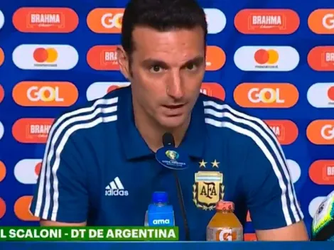 Scaloni redobló la apuesta: "No se puede jugar en esta cancha, muchachos"