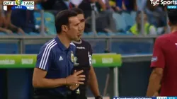 El reclamo de Lionel Scaloni.