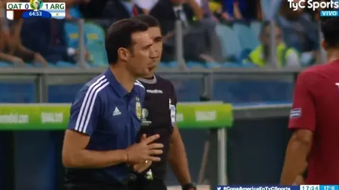 El reclamo de Lionel Scaloni.