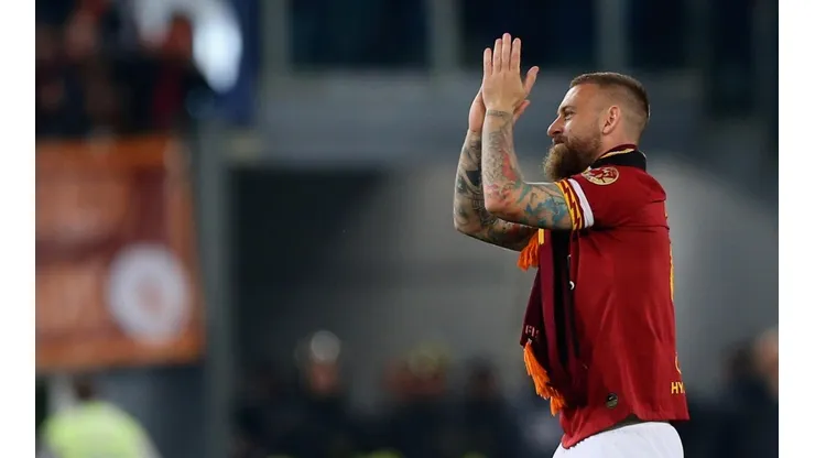 Daniele De Rossi en su despedida de la Roma.