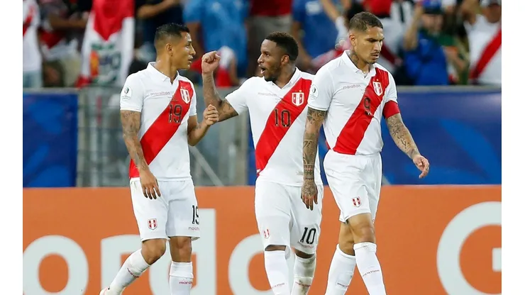 Alegría en la Selección Peruana.