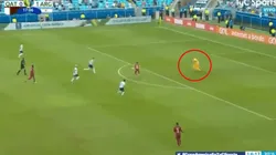 Gran reacción de Franco Armani.