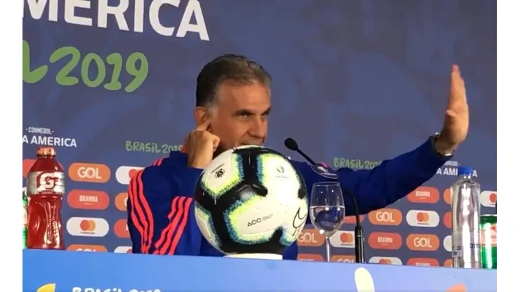 No le gusta nada: le preguntaron por el VAR y Queiroz hizo reír a todos con su respuesta