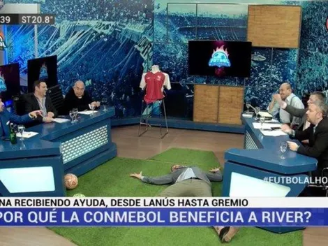 El desmayo de Azzaro en Fútbol al Horno por la insólita defensa de River que hizo un compañero
