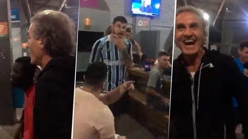 Mientras Vignolo filmaba, Ruggeri quiso armar partido contra unos brasileños: "Se cagó, arrugó uno"