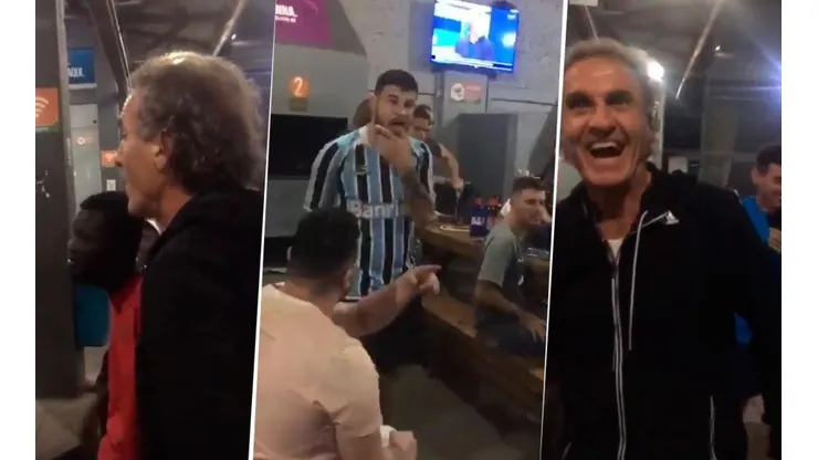 Mientras Vignolo filmaba, Ruggeri quiso armar partido contra unos brasileños: "Se cagó, arrugó uno"