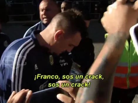 Video: en la previa del duelo vs. Qatar, los hinchas argentinos bancaron a muerte a Armani