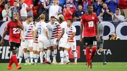 La celebración de los estadounidenses.