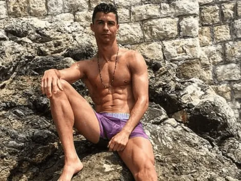 Cristiano Ronaldo subió una foto más marcado que nunca e invitó a sus seguidores a disfrutar la vista