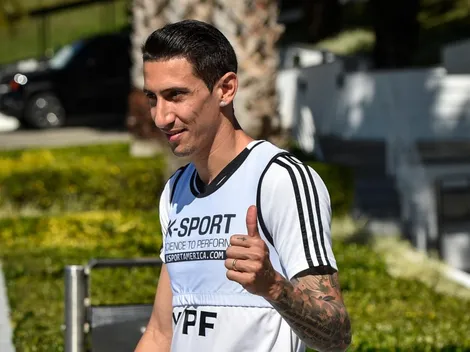 Un mimo en medio de las críticas: a Di María le hicieron un mural espectacular