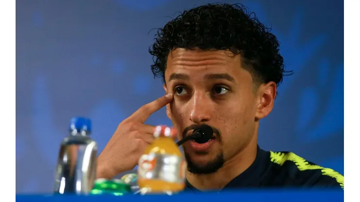 Marquinhos estaba en la banca cuando Ruidiaz consiguió el 1-0 en el 2016.