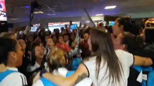 Foto de las jugadoras de la Selección Argentina.