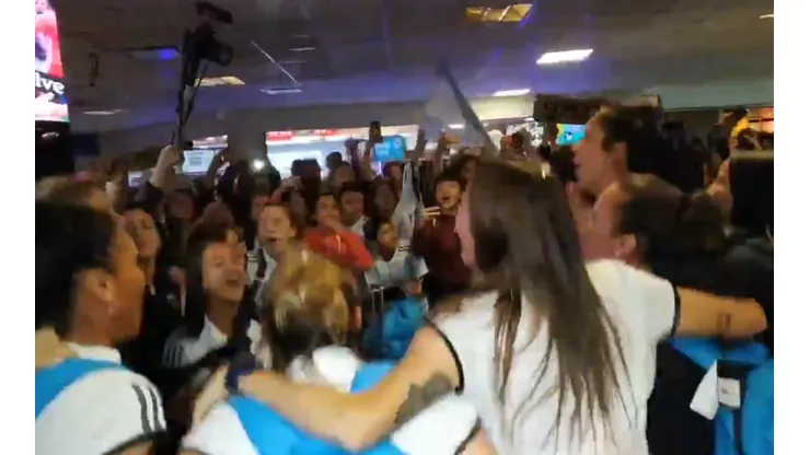 Foto de las jugadoras de la Selección Argentina.