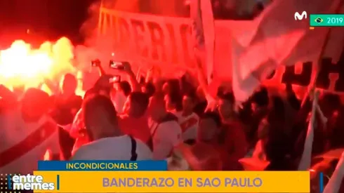 El banderazo también se hizo en Porto Alegre y en Rio de Janeiro.