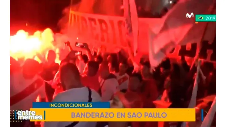 El banderazo también se hizo en Porto Alegre y en Rio de Janeiro.