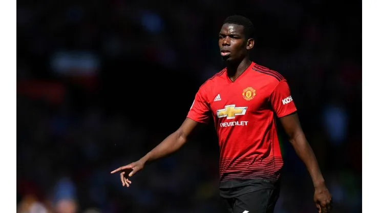 Pogba en el Manchester United.
