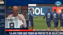 Menotti en Fox Sports.