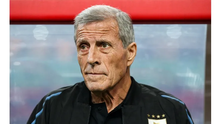 Oscar Tabárez, entrenador de Uruguay.