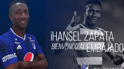 Hansel Zapata, segundo refuerzo oficial de Millonarios