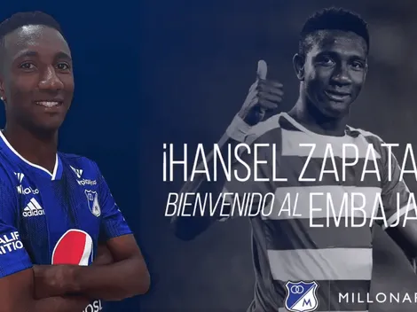 Hansel Zapata, segundo refuerzo oficial de Millonarios