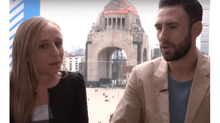Foto de Layún en la entrevista.