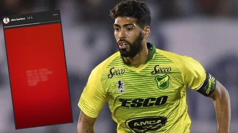 Cargada de bronca y con un mensaje para River: la historia en Instagram de Alexander Barboza