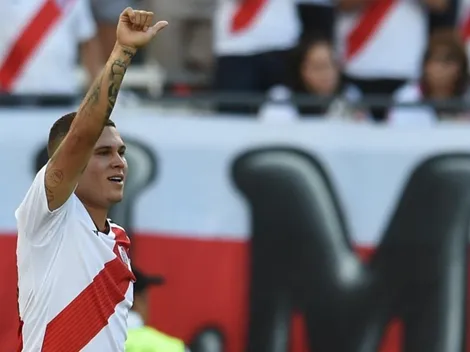 La sonrisa que todo River quería ver: así se sigue recuperando Quintero de su lesión