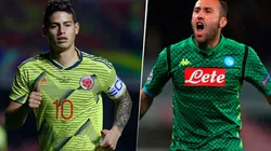 A Ospina le preguntaron por el posible pase de James Rodríguez al Napoli y contó qué habló con él