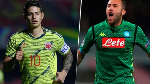 A Ospina le preguntaron por el posible pase de James Rodríguez al Napoli y contó qué habló con él