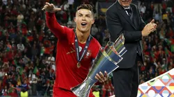 Foto de Cristiano Ronaldo, jugador de Portugal.