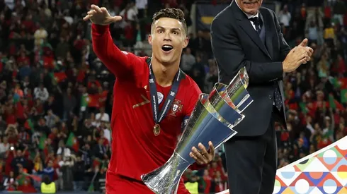 Foto de Cristiano Ronaldo, jugador de Portugal.