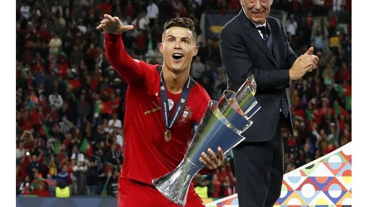 Foto de Cristiano Ronaldo, jugador de Portugal.