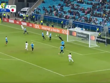 Muslera quiso cortar el centro, lo hizo de la peor manera y le regaló el 2-1 a Japón
