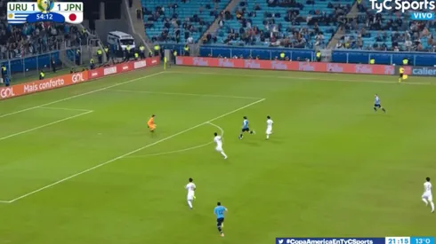 Cavani falló en el mano a mano.