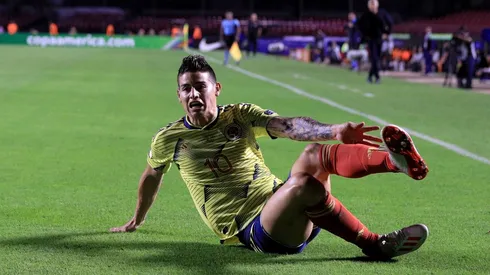 Foto de James Rodríguez en el duelo de ayer.