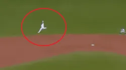 ¡Y le decían gordo! Vladimir Guerrero Jr demuestra su capacidad atlética con la atajada del año