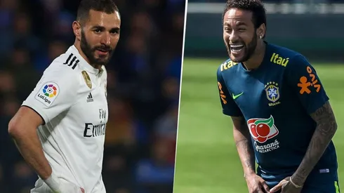 Benzemá y Neymar, juntos en Francia.