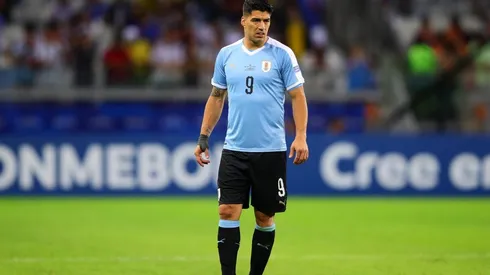Suárez, en la Copa América con Uruguay.