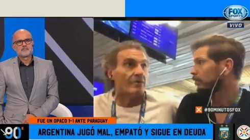 Desde Paraguay le pegaron de todos lados, Vignolo le prendió mecha y Ruggeri volvió a responder