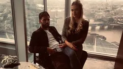 La novia del Kun Agüero metió foto en el estadio mientras jugaba Argentina y él le puso like