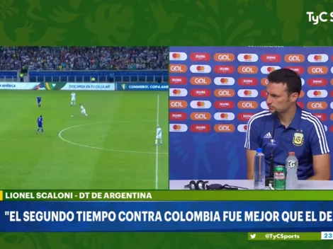 Uno de los dos miente: Scaloni contó por qué lo sacó a Lautaro Martínez