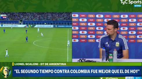 Uno de los dos miente: Scaloni contó por qué lo sacó a Lautaro Martínez