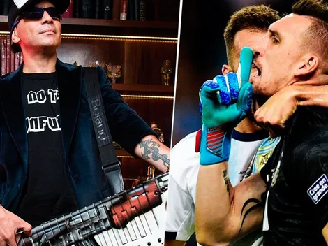 Pablo Lescano vio el penal atajado de Armani y se volvió loco en Twitter  