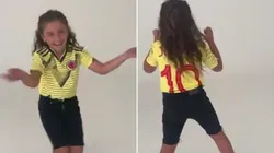 Hija de James Rodríguez le pide que celebre los goles, ¡a lo Fornite!